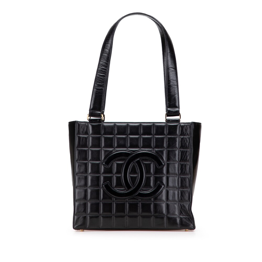 Chanel Cc Choco Bar Lambskin Tote Pre- #330820C11B